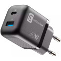 Mobiili laadija Cellular Line GaN 2 Ports PD 30W, must