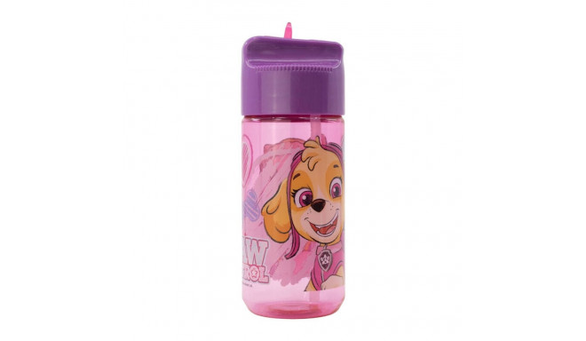 Water bottle with Straw for Kids STOR 74536 430 ml Paw Patrol (pink)