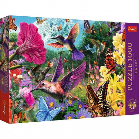 TREFL Premium Plus Puzzle Hummingbird Garden, 1000 pcs