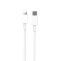 DCO IPX 20W PD Гнездо Сетевая Зарядка A2347 для iPone 11 12 13 14 / Pro / Max + Lightning кабель Бел