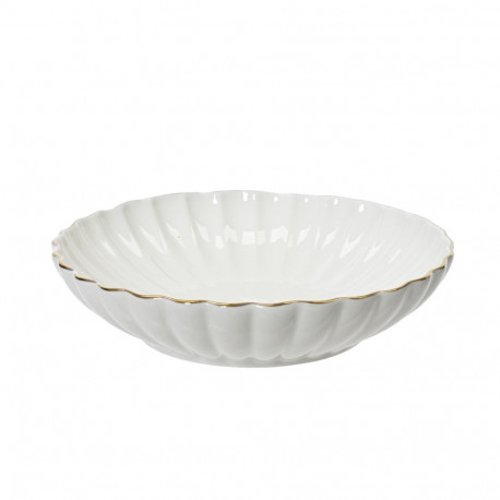 Taldrik SHELL D20xH4,5cm, portselan