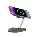 HOCO wireless charger 3in1 compatible with MagSafe 15W CQ10 black