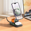 HOCO wireless charger 3in1 compatible with MagSafe 15W CQ10 black