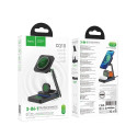 HOCO wireless charger 3in1 compatible with MagSafe 15W CQ10 black