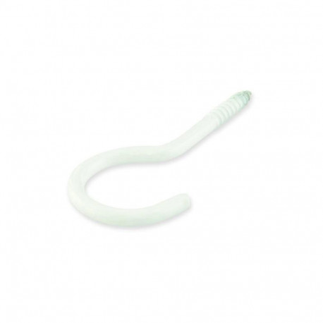 CLOTH-LINE HOOK 65X4,8X22X18 WHITE/4PCS