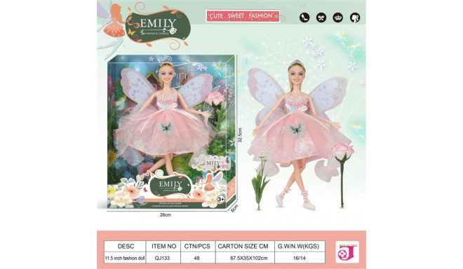 DOLL EMILY FAIRY BENDABLE 29CM ZJA325839