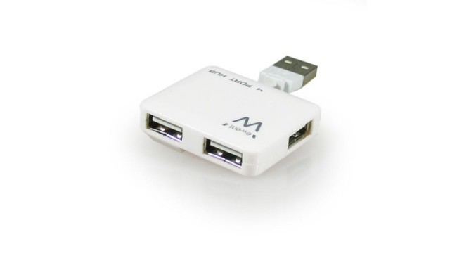 Mini 4-Port Hub Ewent EW1125 USB 2.0 Valge