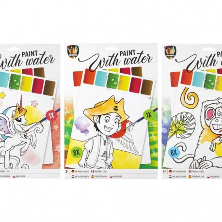 Grafix värvi veega, 8 lehte