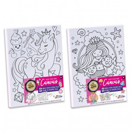 Grafix pilt lõuendil, värvi ja kaunista