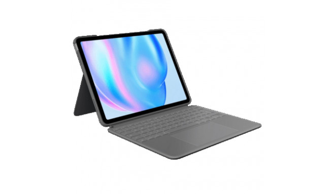 Logitech Combo Touch iPad Air 13'' (2024) grau QWERTZ