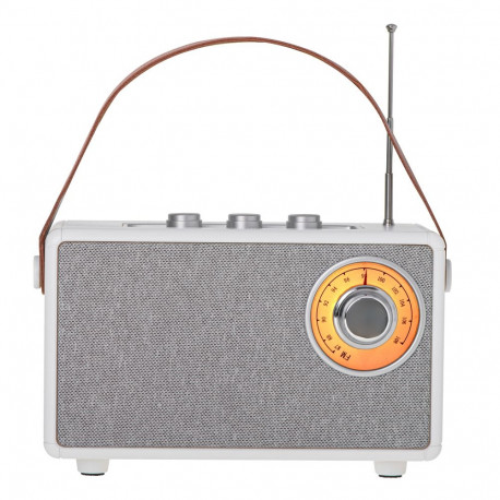 Camry Speaker with radio | CR 1902 W | 5 W | Bluetooth | White | Wireless connection