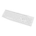 NATEC Keyboard Nautilus US slim white