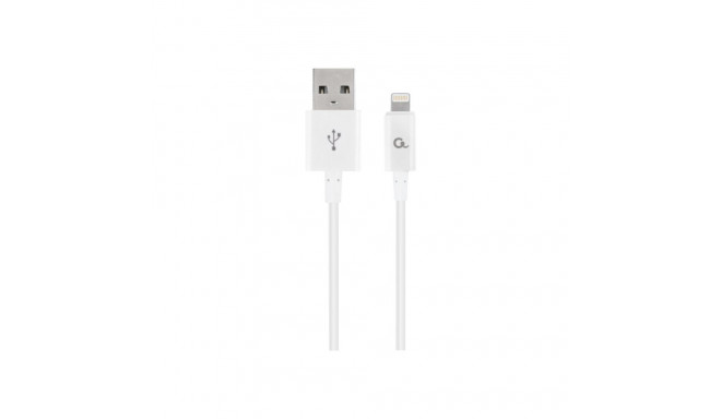 GEMBIRD CC-USB2P-AMLM-2M-W Gembird 8-pin charging and data cable, 2m, white