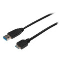 ASSMANN USB 3.0 connection cable USB A - Micro USB B M/M 0.25m USB 3.0 conform UL bl