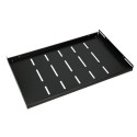 Extralink Shelf 1U 300mm Black 19&quot;, for wall cabinets