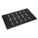 Extralink Shelf 1U 300mm Black 19&quot;, for wall cabinets