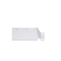 Extralink Shelf 1U 350mm Gray 19", for wall cabinets