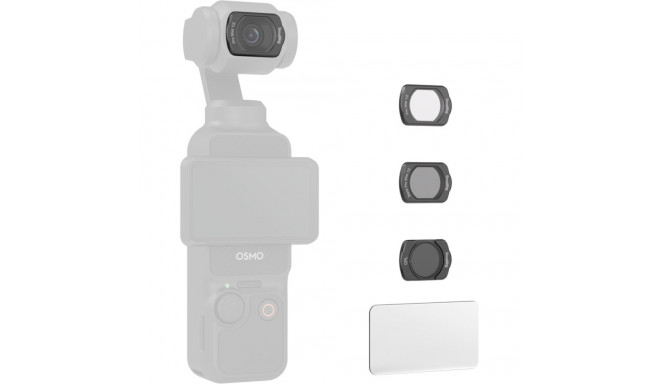 SMALLRIG 4775 BLACK / WHITE MIST & CPL FILTER SET FOR DJI OSMO POCKET 3