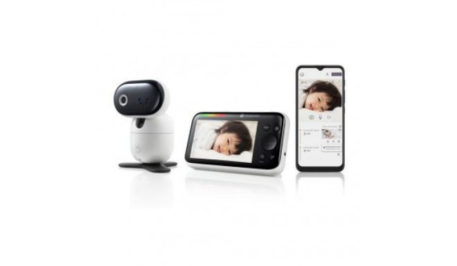 Motorola PIP1610 HD CONNECT 5.0" Wi-Fi HD Motorized Video Baby Monitor, White/Black