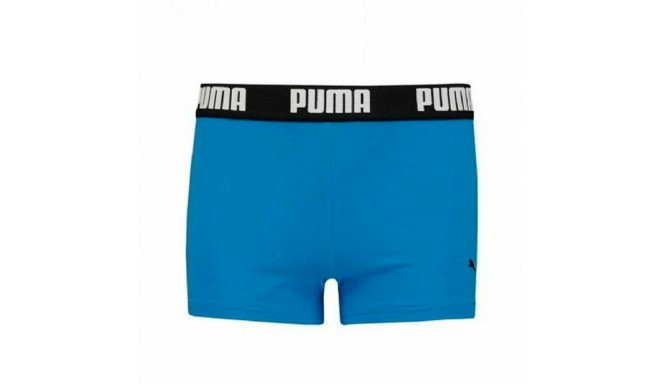 Boys Swim Shorts Puma Swim Logo Blue - 5-6 Years