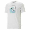 T-särk Puma Graphics Wave Valge Mehed - S
