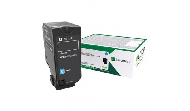 Lexmark 75B20C0 tsüaan originaal toonerikassett, 1 tk