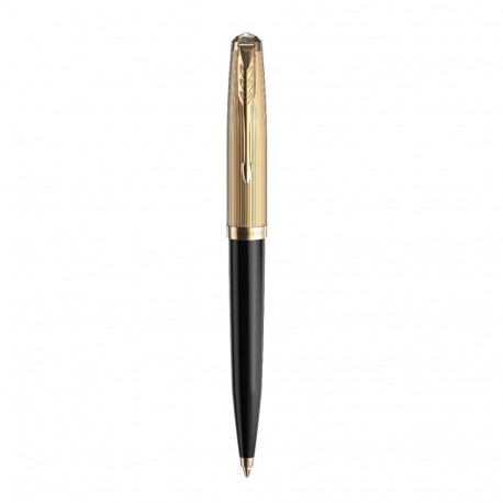 Pastapliiats Parker 51 Deluxe GT Black, Medium must