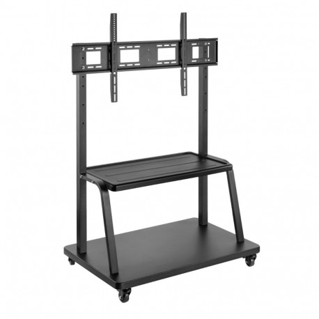 Ratastel TV alus L-CART XXL, 55" - 110" lameekraanidele, kuni 150 kg, VESA 200x200 kuni 1000x600, mu