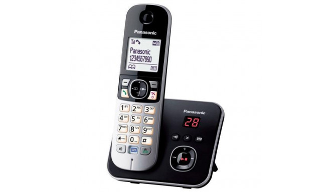 Panasonic KX-TG6821GB telephone DECT telephone Caller ID Black