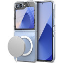 Kaitseümbris Fusion Magnetic, Samsung Galaxy Z Flip6, läbipaistev, MagSafe magnetiga, Ringke