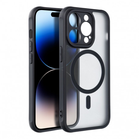 Case for Samsung A15 Full Matte Mag Cover compatible with MagSafe black