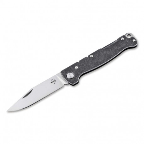 Böker Plus Atlas Backlock clippoint nuga