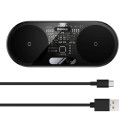 Wireless 2-in-1 Qi Charger 20W with Power Display, Black
