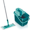 Leifheit floor wiper set Combi M micro duo (green, with cleaning bucket Combi M and squeegee)