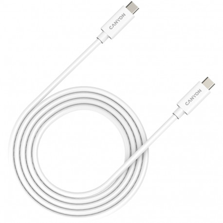 CANYON UC-42, cable, U4-CC-5A2M-E, USB4 TYPE-C to TYPE-C cable assembly 20G 2m 5A 240W(ERP) with E-M