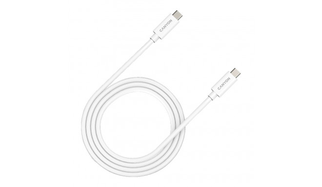 CANYON UC-44, cable, U4-CC-5A1M-E, USB4 TYPE-C to TYPE-C cable assembly 40G 1m 5A 240W(ERP) with E-M