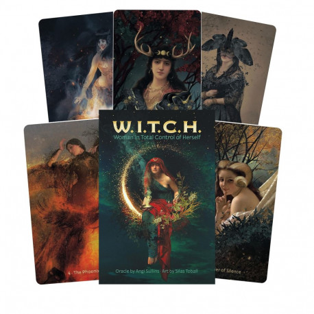 US Games Systems W.I.T.C.H. Woman in Total Control of Herself Oracle Cards and Guide