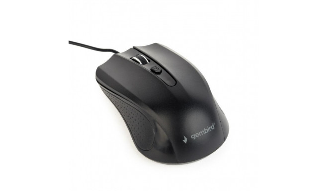 Optical mouse black USB 1.8m cable