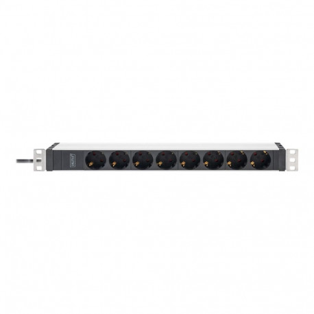 Digitus pistikupesa alumiiniumprofiiliga, IEC C20 pistik | DN-95428 | Pistikupesade arv 8