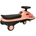 Gravitatsioonirulluisud helendavad LED rattad muusikaga mängivad roller 74cm roosa/must max 100kg