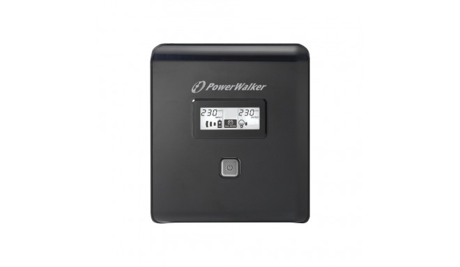 Power Walker UPS Line-Interactive 1000VA 2xSchuko 2xIEC RJ11/RJ45 USB (VI 1000 LCD)