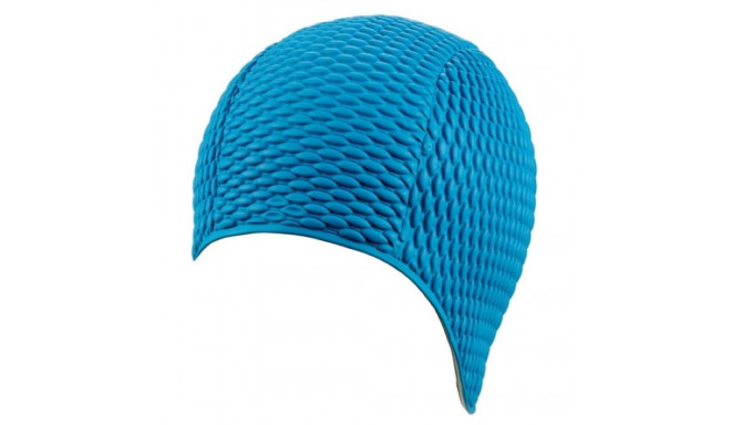 Swim cap adult BECO BUBBLE 7300 6 rubber blue for adult