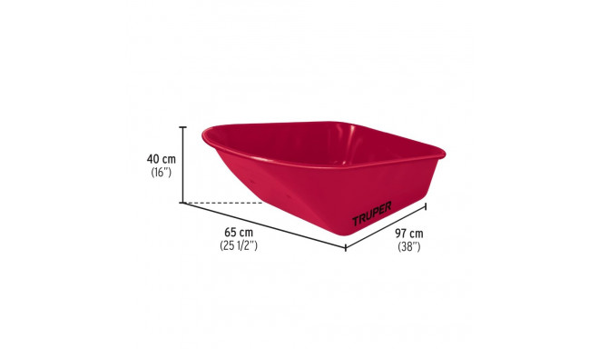 Replacement metal tray for wheelbarrow CAT-60ND Truper®