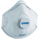 UVEX respirātors Silv-Air Classic 2110, FFP1, ar vārstu, balts, 1 gab / 15 gab kastē (15gab)