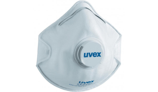 UVEX respirātors Silv-Air Classic 2110, FFP1, ar vārstu, balts, 1 gab / 15 gab kastē (15gab)