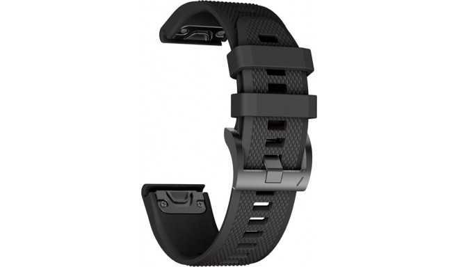 Tech-Protect watch strap Smooth Garmin fenix 5/6/6 Pro 22mm, black (opened package)