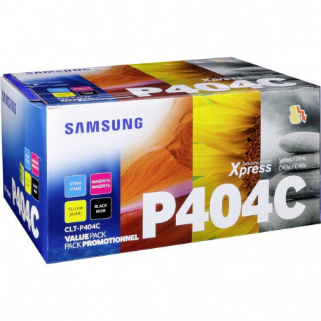 HP Samsung CLT-P404C Rainbow Kit -laservärikasettipakkaus, 4 väriä