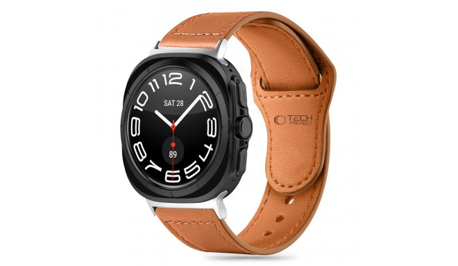 TECH-PROTECT LEATHERFIT SAMSUNG GALAXY WATCH ULTRA (47 MM) BROWN