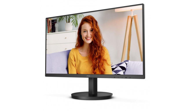 LCD Monitor|AOC|24"|Panel VA|1920x1080|16:9|100 Hz|Matte|1 ms|Speakers|Tilt|Colour Black|24B3HMA2