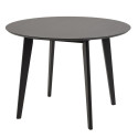 Dining table ROXBY, D105xH76cm, black